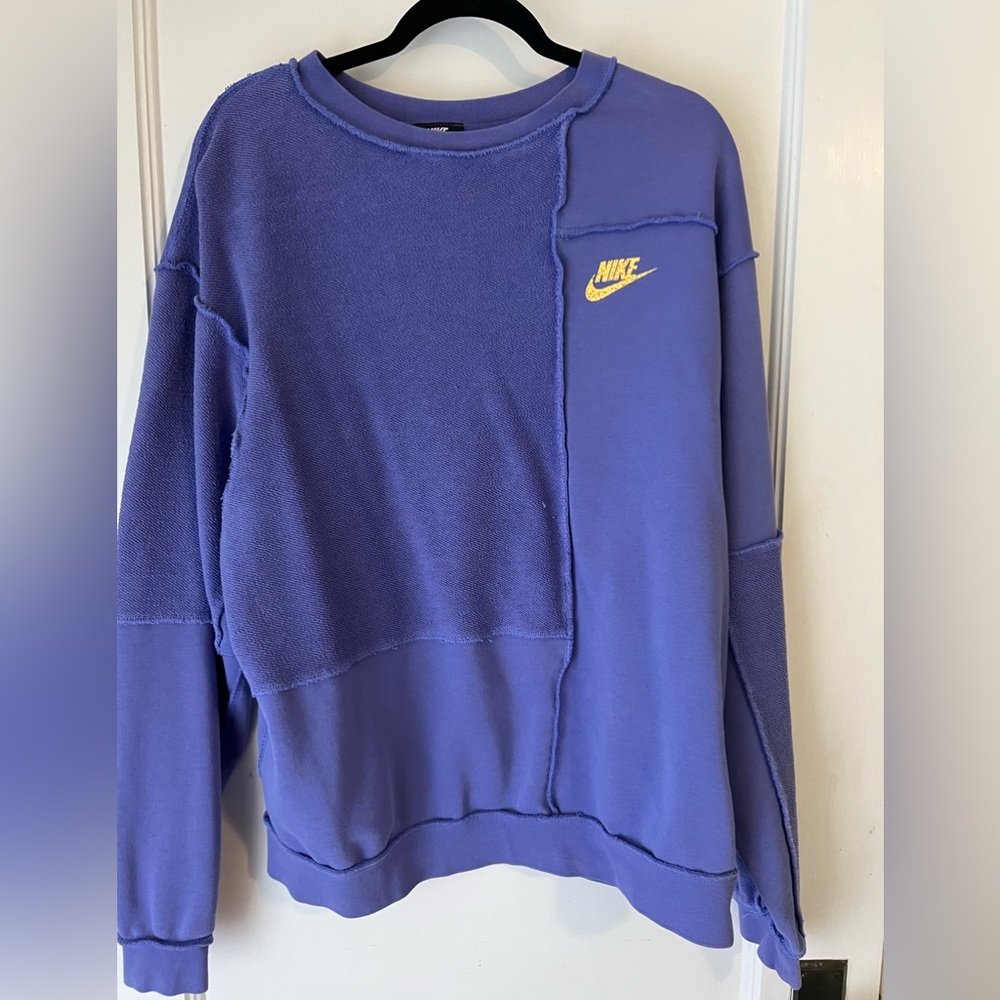 Nike patchwork crewneck